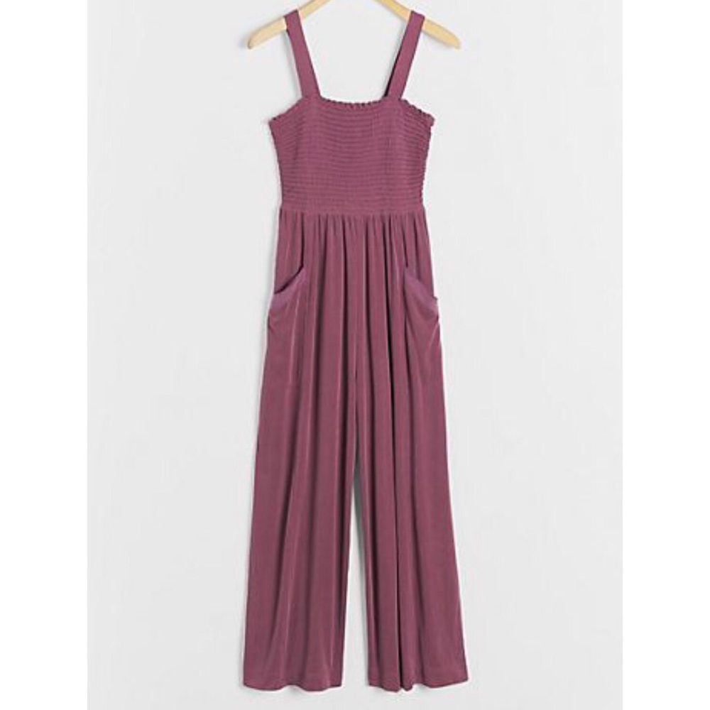 NWT Javiera Smocked Jumpsuit from Anthropologie